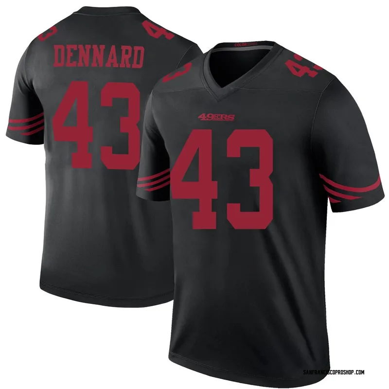 49ers jersey color