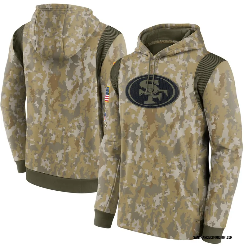 San Francisco 49ers Salute to Service Hoodies, Sweatshirts