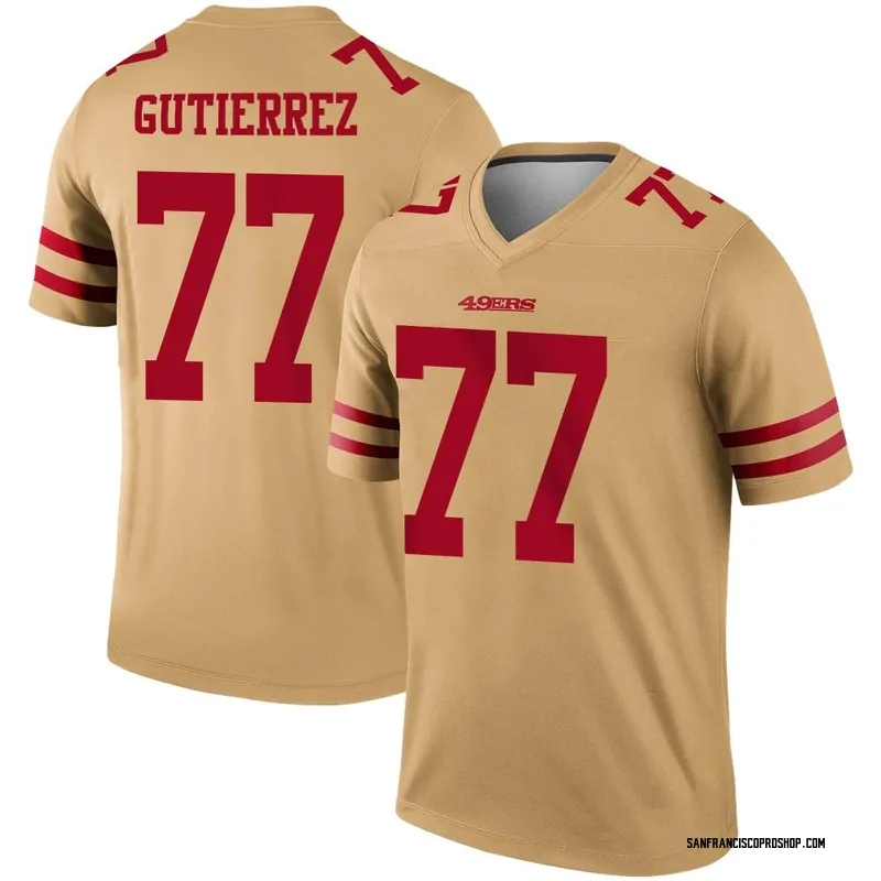 Men's Nike Alfredo Gutierrez Scarlet San Francisco 49ers Game Jersey