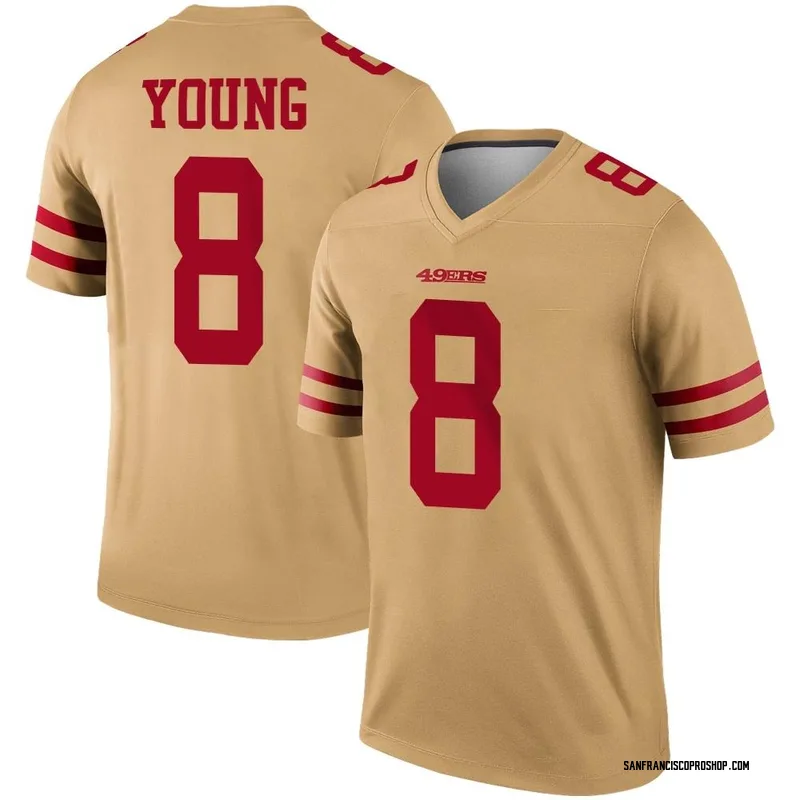 Vintage #8 STEVE YOUNG San Francisco 49ers NFL Starter Jersey YXL – XL3  VINTAGE CLOTHING