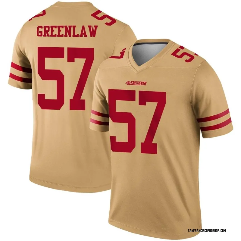 Nike 49ers 57 Dre Greenlaw Black Vapor Untouchable Limited Men Jersey