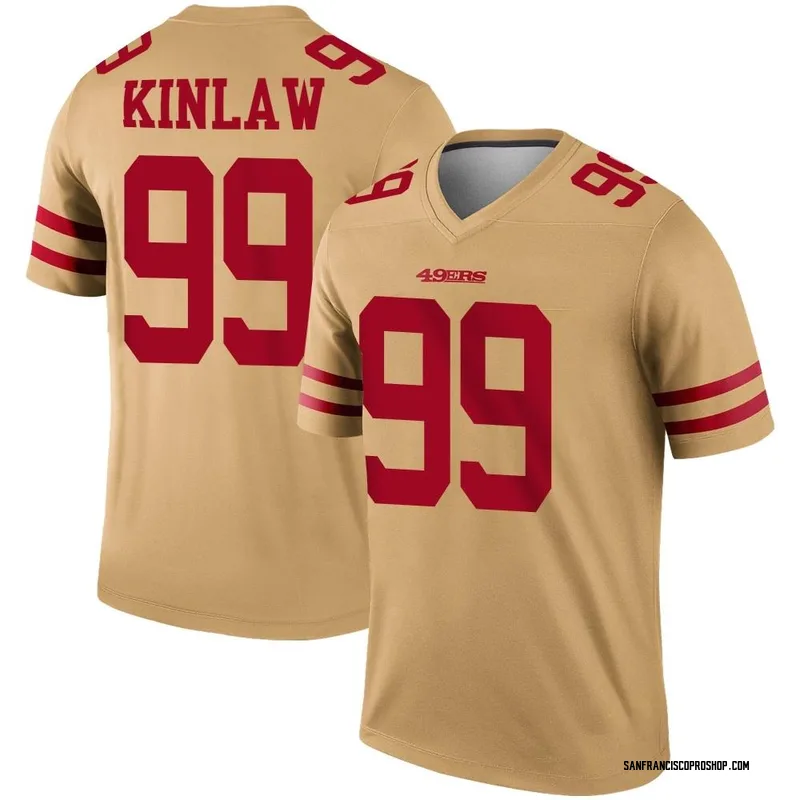 San Francisco 49ers #99 Javon Kinlaw White Vapor Limited Jersey