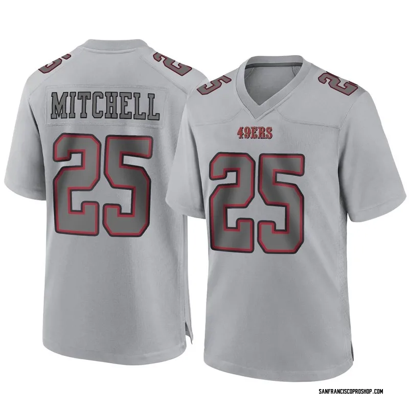 Elijah Mitchell 25 San Francisco 49ers football player glitch poster shirt,  hoodie, sweater, long sleeve and tank top