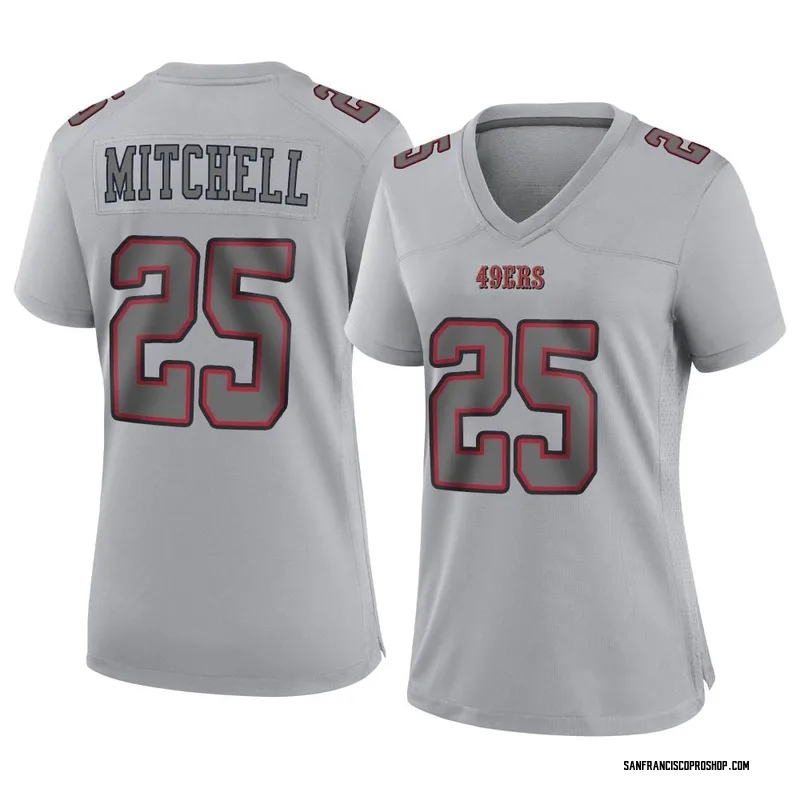 Women's Nike Elijah Mitchell Scarlet San Francisco 49ers Alternate Team Game Jersey Size: Medium