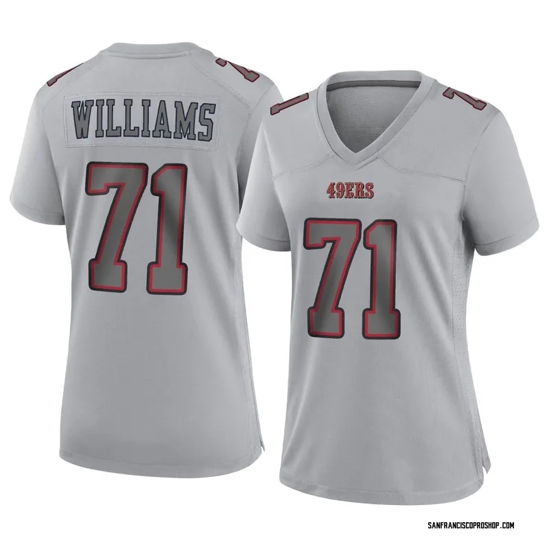 San Francisco 49ers #71 Trent Williams Red 75th Anniversary With C Patch  Vapor Untouchable Limited Stitched