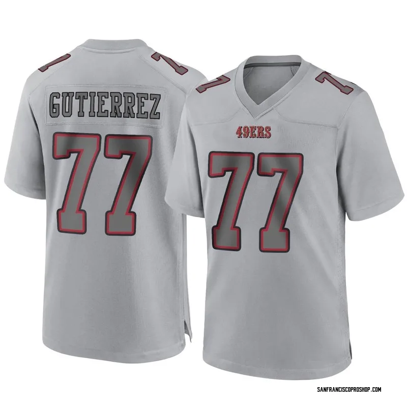 Men's Nike Alfredo Gutierrez Scarlet San Francisco 49ers Game Jersey