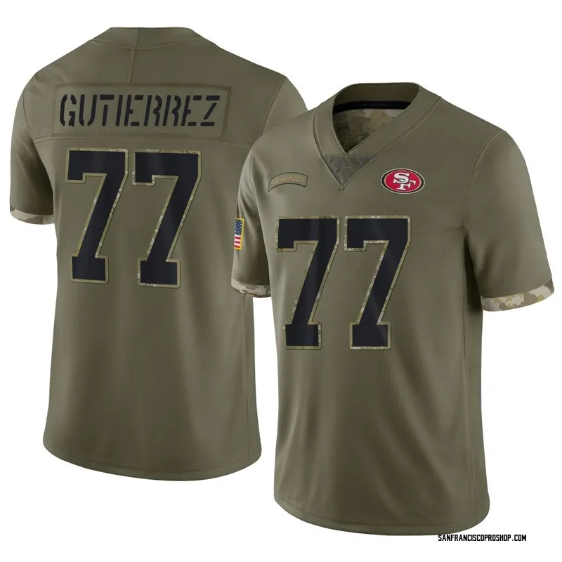 Men's Nike Alfredo Gutierrez Scarlet San Francisco 49ers Game Jersey