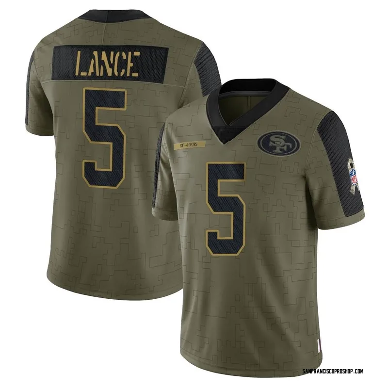 trey lance white jersey