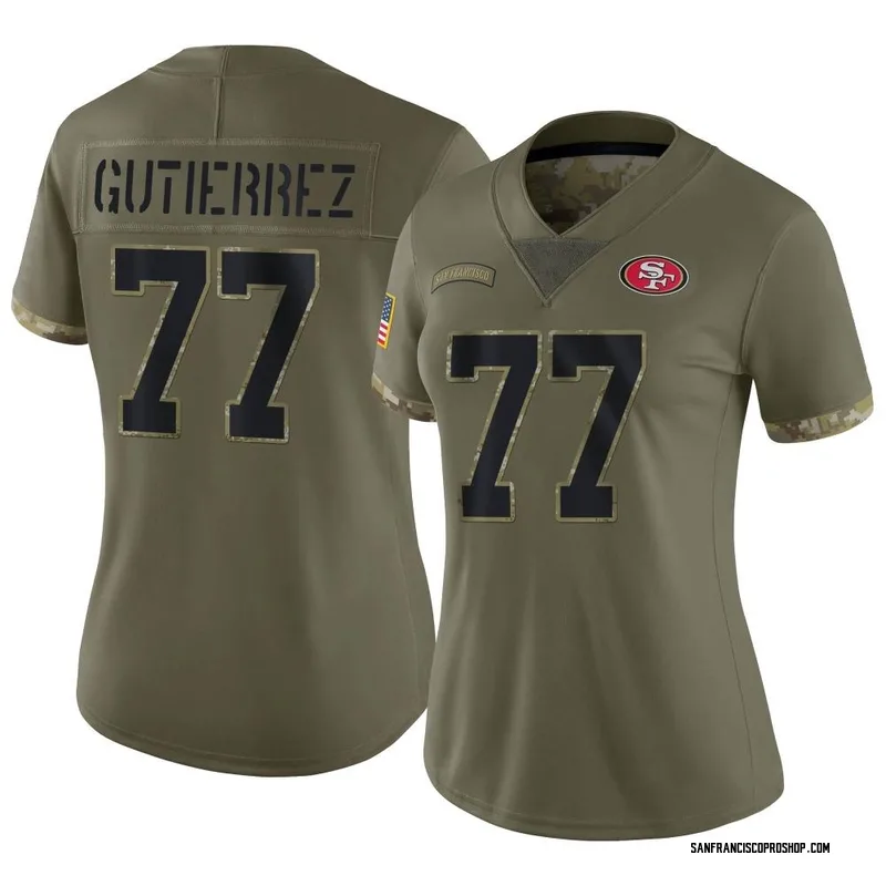 Men's Nike Alfredo Gutierrez Scarlet San Francisco 49ers Game Jersey