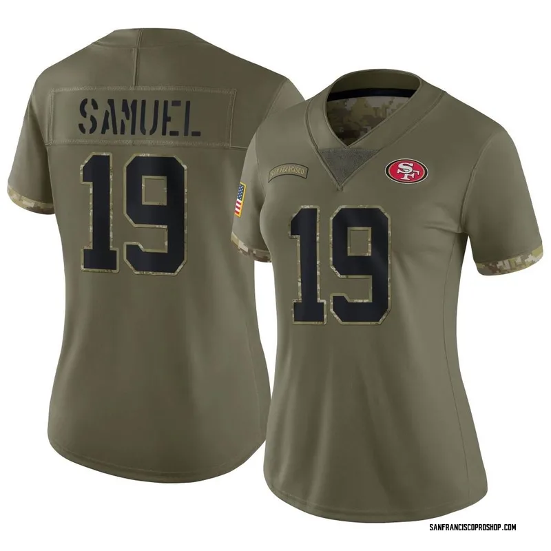 Limited Women's Deebo Samuel Red Jersey - #19 Football San Francisco 49ers  Rush Drift Fashion Size S