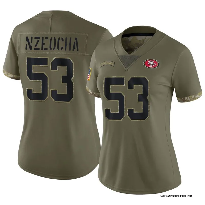 Women's Mark Nzeocha Legend Salute to Service Scoop Neck T-Shirt - Olive -  Tshirtsedge