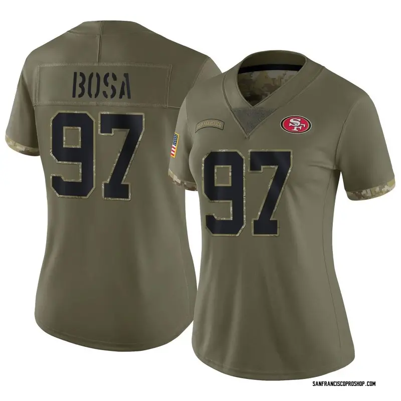 Nick Bosa San Francisco 49ers 97 Olive Vapor Limited Player Jersey