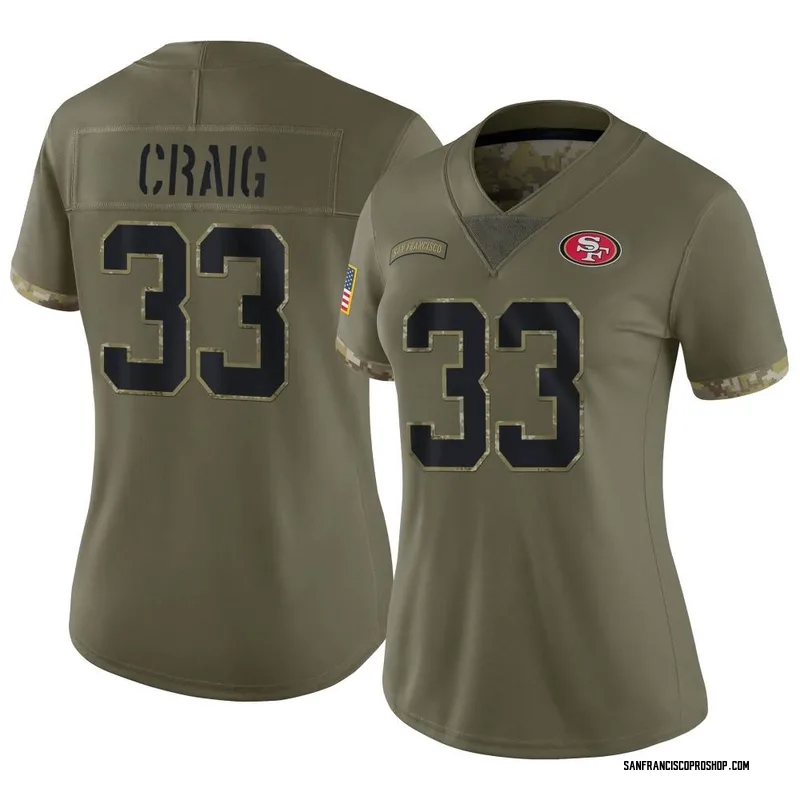 Men's San Francisco 49ers Roger Craig Mitchell & Ness Scarlet Retired  Player Legacy Replica Jersey