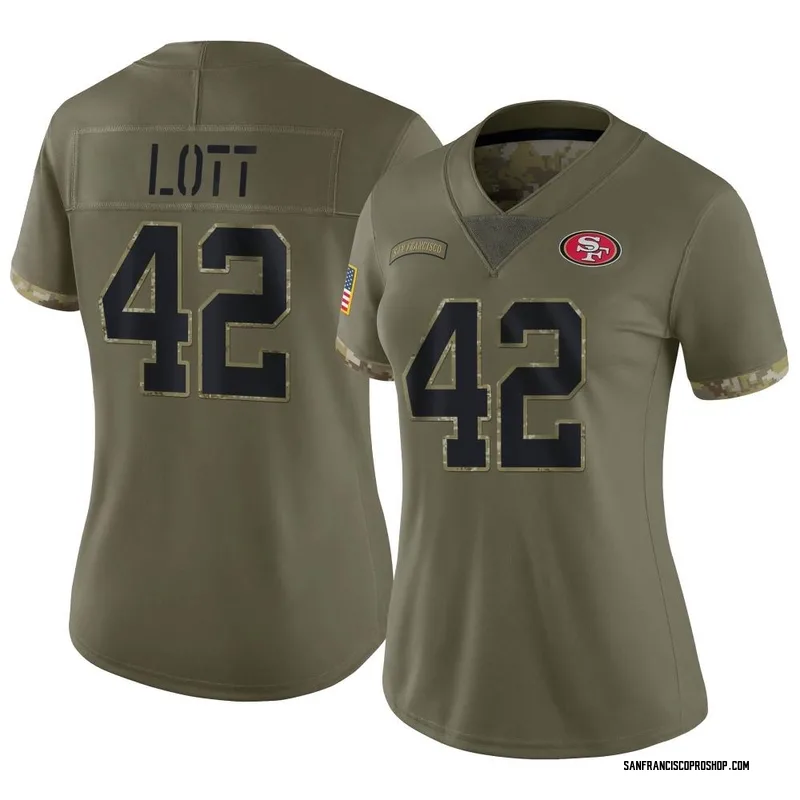 Ronnie Lott Jersey #42 San Francisco 49ers Camo Limited Rush Realtree