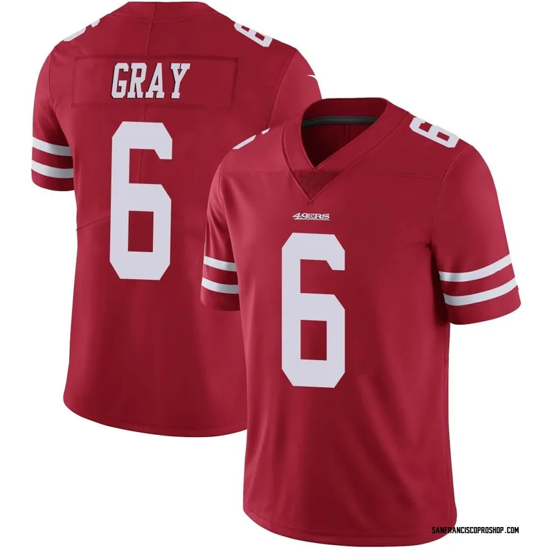 Danny Gray Men's Nike White San Francisco 49ers Vapor Untouchable Elite Custom Jersey