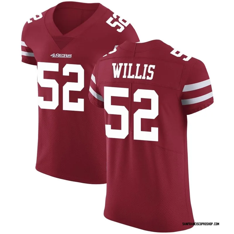 Mitchell & Ness Men's San Francisco 49ers Patrick Willis #52 2007 Red  Throwback Jersey