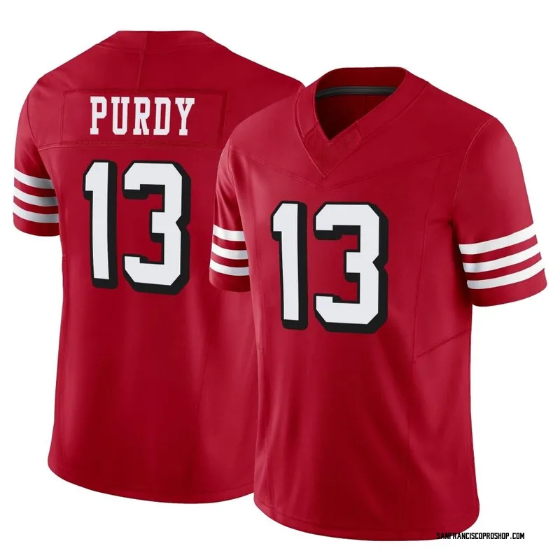 Brock Purdy 13 San Francisco 49ers Player Jersey - Scarlet - Bluefink