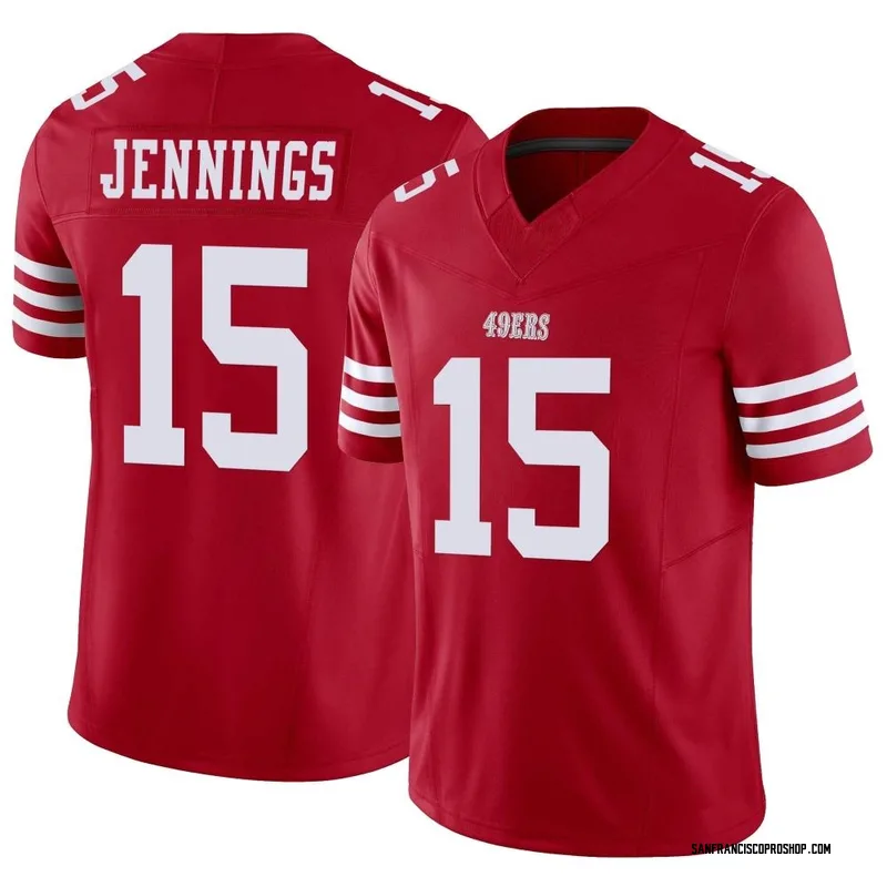 Jauan Jennings 15 San Francisco 49ers White Vapor Limited Jersey - Bluefink