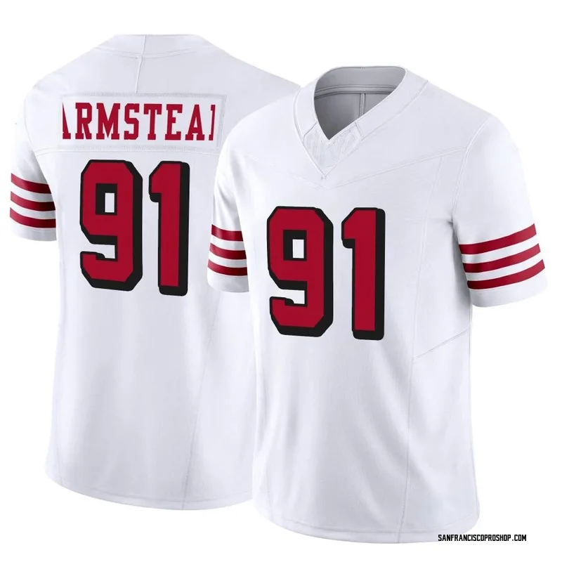 Arik Armstead Elite No.91 Black Golden Edition Men's 49ers Jersey