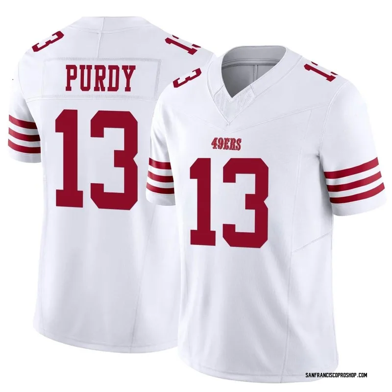 San Francisco 49ers Brock Purdy #13 Scarlet Player Game Stitched Jersey  Youth Men's