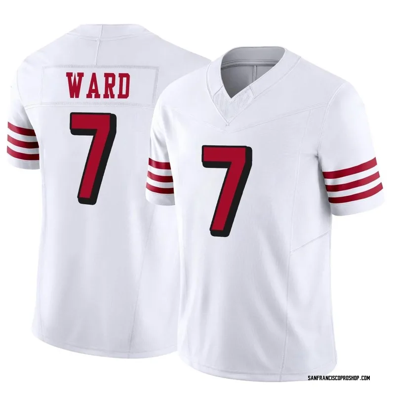 Men's Nike Charvarius Ward Scarlet San Francisco 49ers Game Player Jersey