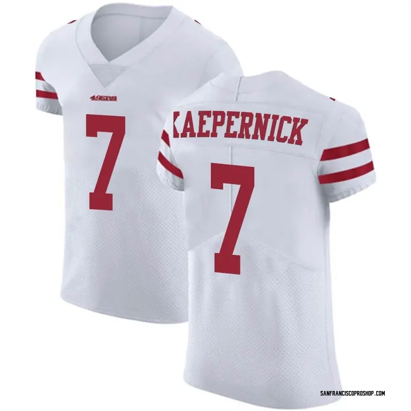 White Men's Colin Kaepernick San Francisco 49ers Elite Vapor Untouchable  Jersey