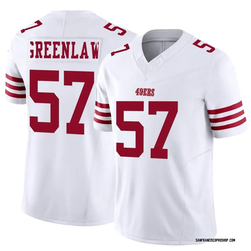 Nike 49ers 57 Dre Greenlaw Black Vapor Untouchable Limited Men Jersey