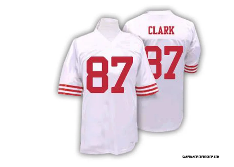 San Francisco 49ers Dwight Clark #87 Color Rush Red Jersey Adult Mens -  clothing & accessories - by owner - apparel