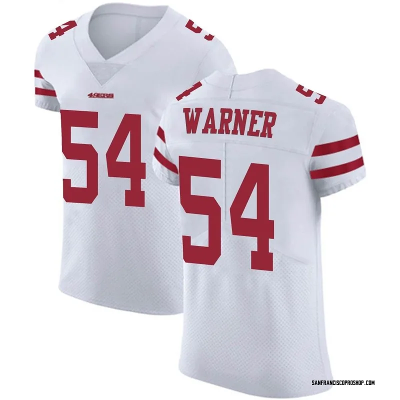 Elite Men's Fred Warner Red Home Jersey - #54 Football San Francisco 49ers  Vapor Untouchable Size 40/M