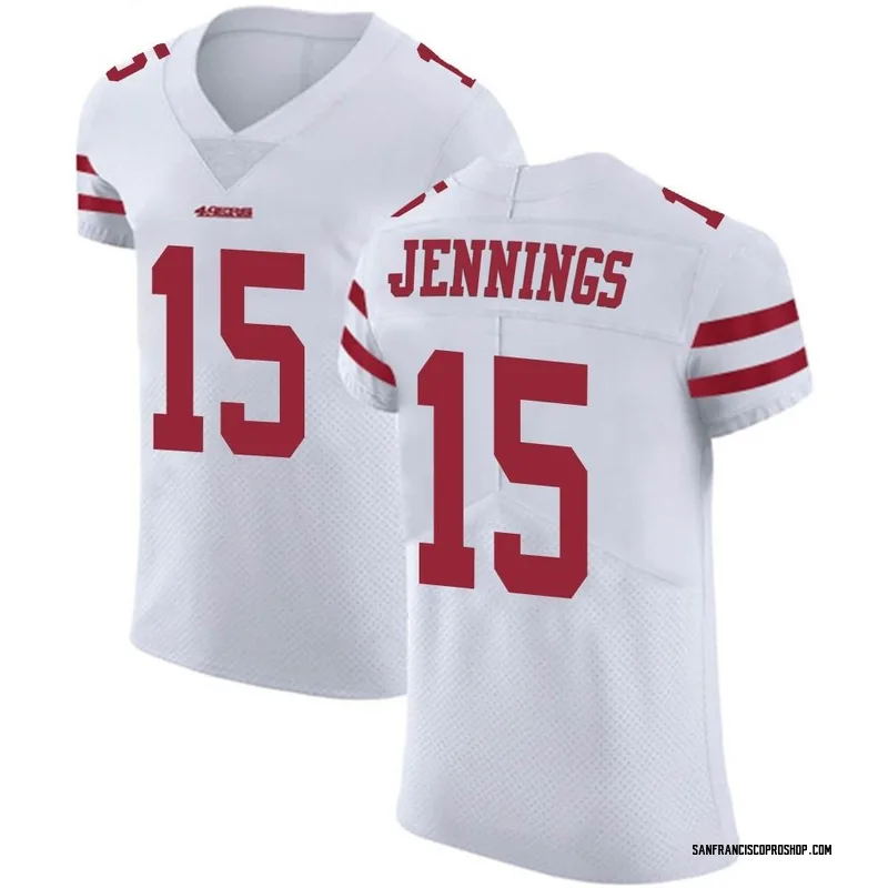 Jauan Jennings Men's Nike White San Francisco 49ers Game Custom Player Jersey Size: 3XL