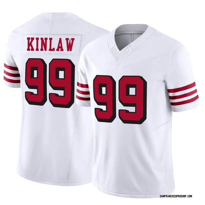 San Francisco 49ers #99 Javon Kinlaw White Vapor Limited Jersey