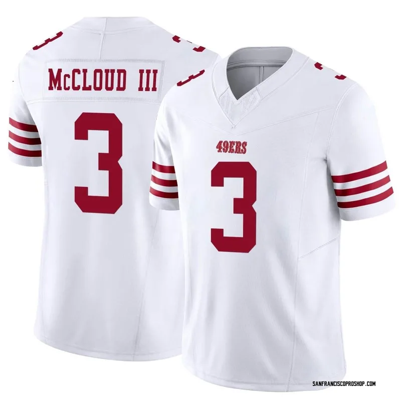 Ray-Ray McCloud San Francisco 49ers 3 White Vapor Limited Jersey - Bluefink