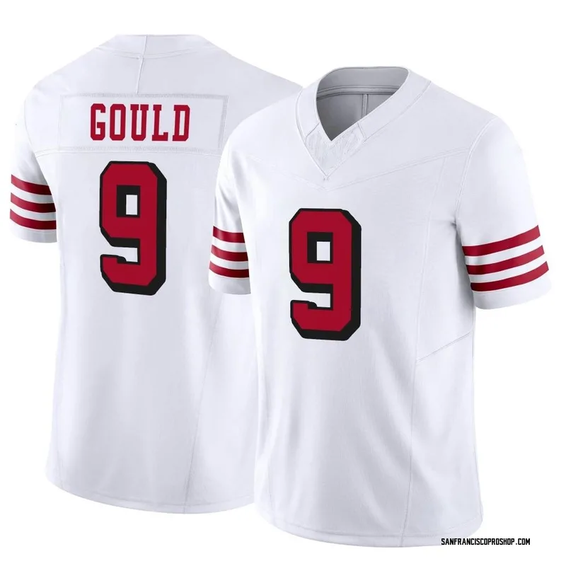 Womens San Francisco 49ers Robbie Gould Scarlet Super Bowl Liv Game Jersey  - Dingeas