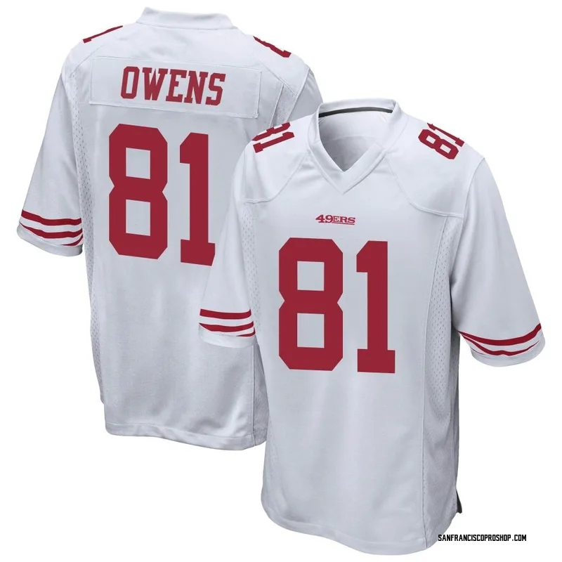 Vintage #81 TERRELL OWENS San Francisco 49ers NFL Reebok Jersey YL