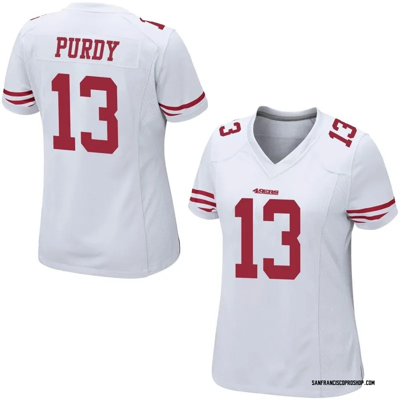 Brock Purdy 13 San Francisco 49ers Game Player Jersey - White - Bluefink