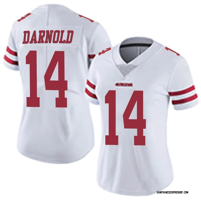 Sam Darnold 14 San Francisco 49ers Men Game Jersey - White - Bluefink