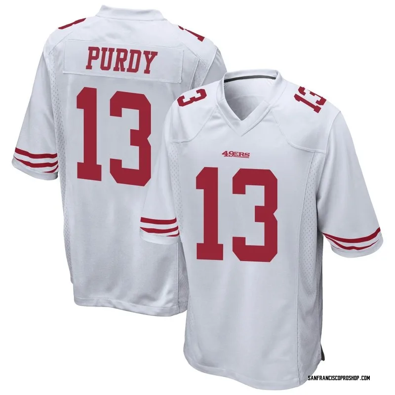 White Youth Brock Purdy San Francisco 49ers Game Jersey