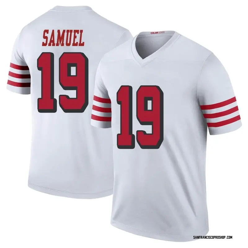 White Youth Deebo Samuel San Francisco 49ers Legend Color Rush Jersey